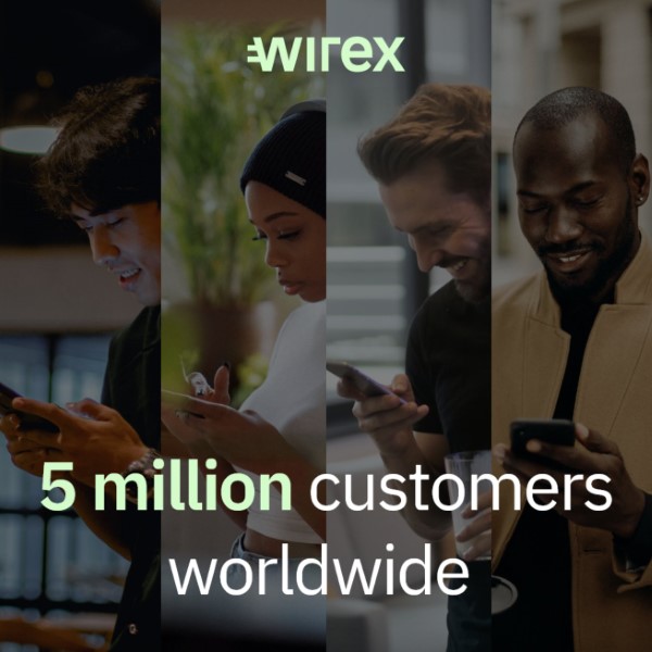 Wirex reports hitting 5 million users