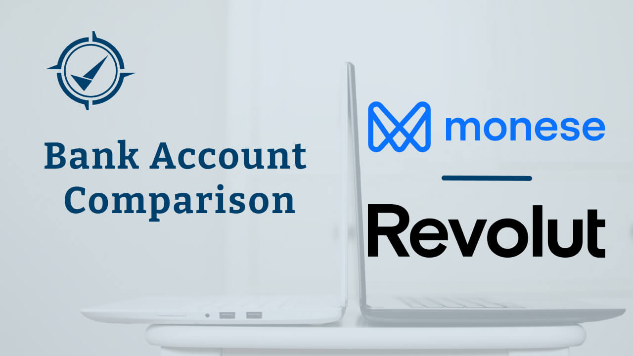 Monese Simple vs Revolut Standard free bank account comparison.