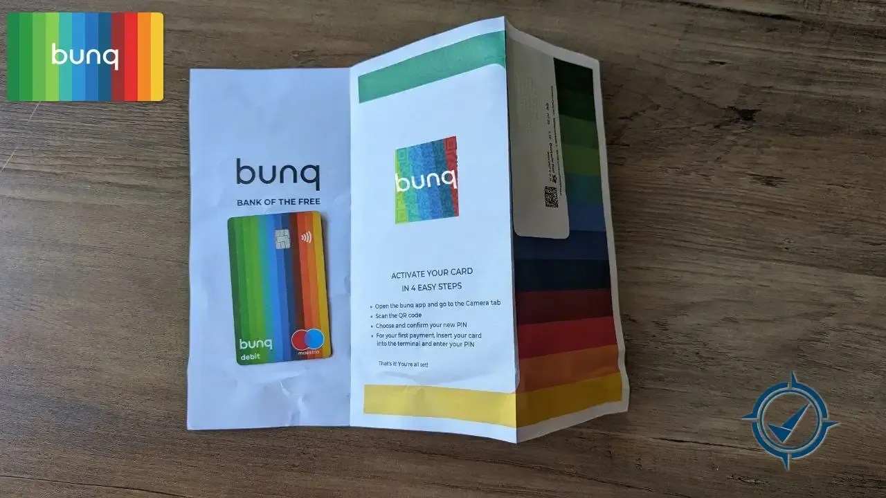 Rainbow cards are bunq's signature quirky design.
